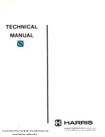 Harris HT250FM Technical Manual предпросмотр