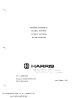 Предварительный просмотр 5 страницы Harris HT250FM Technical Manual