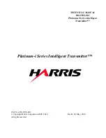 Preview for 1 page of Harris Intelligent Transmitter Platinum-i Series Technical Manual