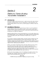 Preview for 33 page of Harris Intelligent Transmitter Platinum-i Series Technical Manual