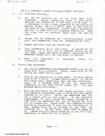 Preview for 6 page of Harris MW-1 Tuning Procedure