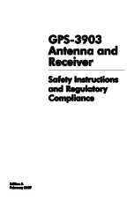 Предварительный просмотр 3 страницы Harris NEO GPS-3903 Safety Instructions And Regulator Compliance Manual