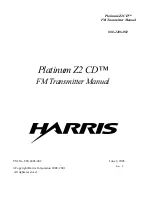 Harris Platinum Z2 CD Manual preview