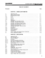 Preview for 6 page of Harris RF-5800H System Installation/Maintenance Manual