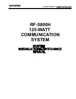 Preview for 14 page of Harris RF-5800H System Installation/Maintenance Manual