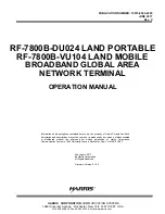 Preview for 4 page of Harris RF-7800B-DUO24 Operation Manuals