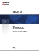 Harris SELENIO SEL-MDX1-EES Installation And Operation Manual preview