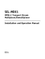 Preview for 3 page of Harris SELENIO SEL-MDX1-EES Installation And Operation Manual