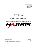 Harris ZX10 Technical Manual preview