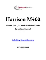 Harrison Labs M400 Operation Manual preview