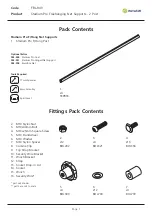 Предварительный просмотр 2 страницы Harrod FBL-849 Assembly Instructions Manual