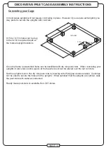 Предварительный просмотр 10 страницы Harrod GFC-128 Assembly And Installation Instructions Manual