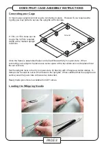 Предварительный просмотр 9 страницы Harrod GFC-130 Assembly And Installation Instructions Manual