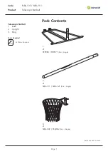 Preview for 2 page of Harrod NBL-103 Assembly Instructions