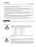 Preview for 10 page of Harsco Industrial P-K MACH C1500H Installation & Owner'S Manual