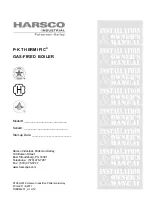 Harsco Industrial P-K THERMIFIC N700 Installation  & Owners Manual preview