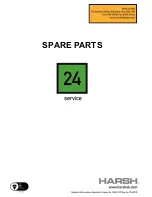 Preview for 2 page of Harsh RL-J100 Spare Parts & Maintenance Manual