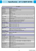 Preview for 69 page of Harsper HL-320V Owner'S Manual