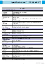 Preview for 72 page of Harsper HL-320V Owner'S Manual