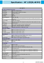 Preview for 73 page of Harsper HL-320V Owner'S Manual