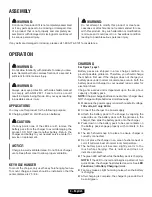 Preview for 4 page of HART HLCG03 Operator'S Manual