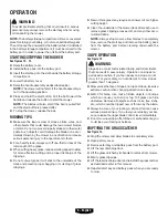 Preview for 12 page of HART HLPM01 Operator'S Manual