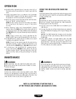 Preview for 7 page of HART HPAD01 Operator'S Manual