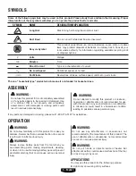 Preview for 4 page of HART HPBB34 Operator'S Manual