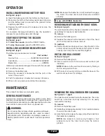 Preview for 5 page of HART HPBB34 Operator'S Manual