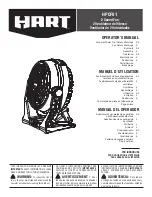 HART HPCF01 Operator'S Manual предпросмотр