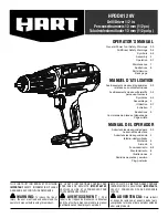 Preview for 1 page of HART HPDD01 Operator'S Manual