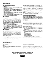 Preview for 7 page of HART HPDD01 Operator'S Manual