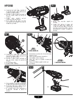 Предварительный просмотр 21 страницы HART HPDD50 20V Operator'S Manual