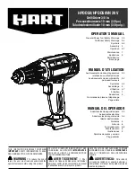 HART HPDD50 Operator'S Manual preview