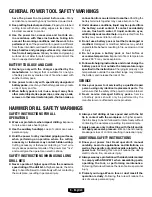 Preview for 3 page of HART HPHD01 Operator'S Manual