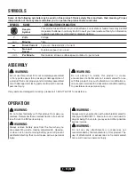 Preview for 4 page of HART HPHV01 Operator'S Manual