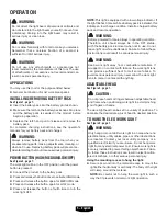 Preview for 5 page of HART HPWL01 Operator'S Manual