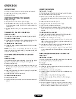 Preview for 5 page of HART HZUV01 Operator'S Manual