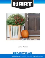 Preview for 1 page of HART Mums Planter Project Planning