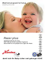 Hartan Racer plus Instructions Manual preview