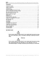 Preview for 2 page of Hartenberger Mini Compact LCD Instructions For Use Manual