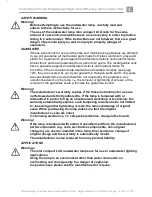 Preview for 3 page of Hartenberger Mini Compact LCD Instructions For Use Manual