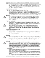 Preview for 12 page of Hartenberger Mini Compact LCD Instructions For Use Manual