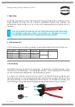 Preview for 3 page of HARTING Han-Fast Lock Series Owner'S Manual