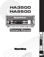 Preview for 1 page of Hartke 5500 Owner'S Manual