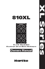 Hartke 810XL Owner'S Manual preview