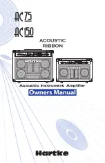 Preview for 1 page of Hartke AC150 Owner'S Manual