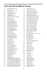 Preview for 20 page of Hartke AC150 Owner'S Manual