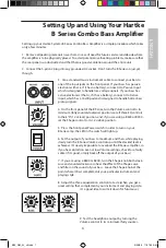 Preview for 11 page of Hartke B Series B150 User Manual