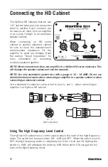 Предварительный просмотр 4 страницы Hartke HyDrive HD Series Owner'S Manual